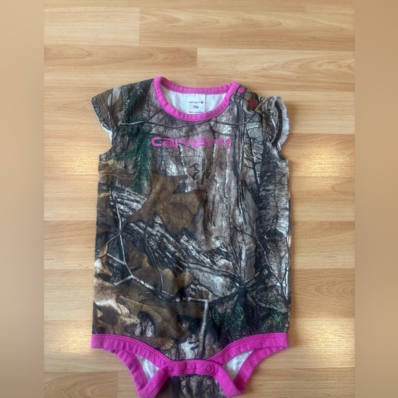 Carhartt Camo and Pink Trim Kids One Piece-5/$25 - Picture 1 of 3